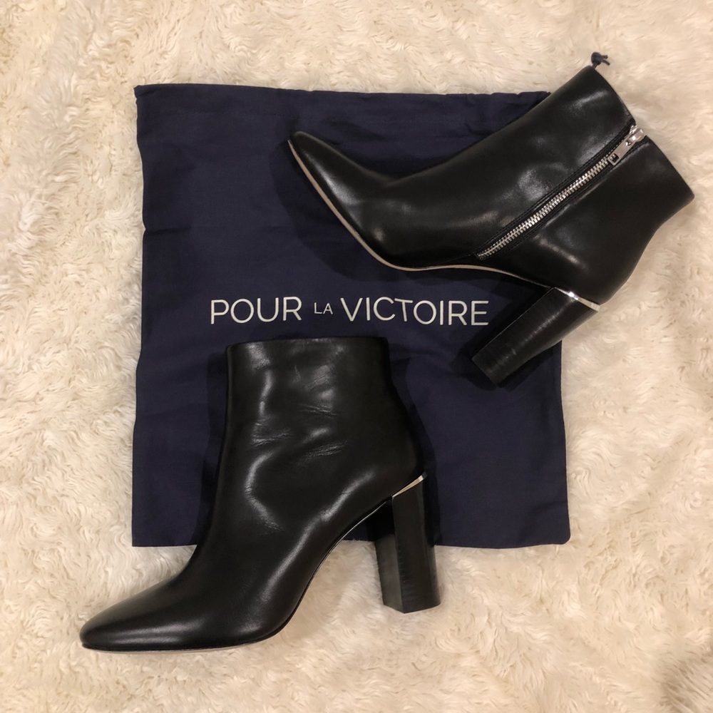 Pour La Victoire Rickie Ankle Boot Black